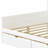 Wooden L-Shape Daybed With Seven Storage Cabinets And Two Storage Drawers, Multi-Functional Bed With Study Desk And Built-In Bookshelf-335798721-335798723