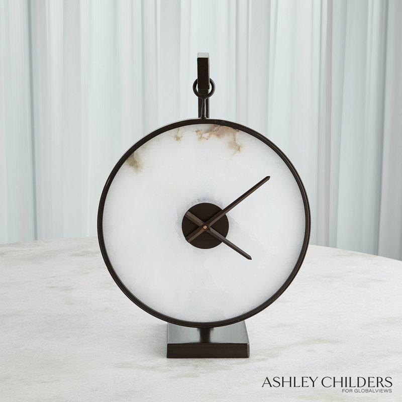 Anya Clock-Black/Bronze