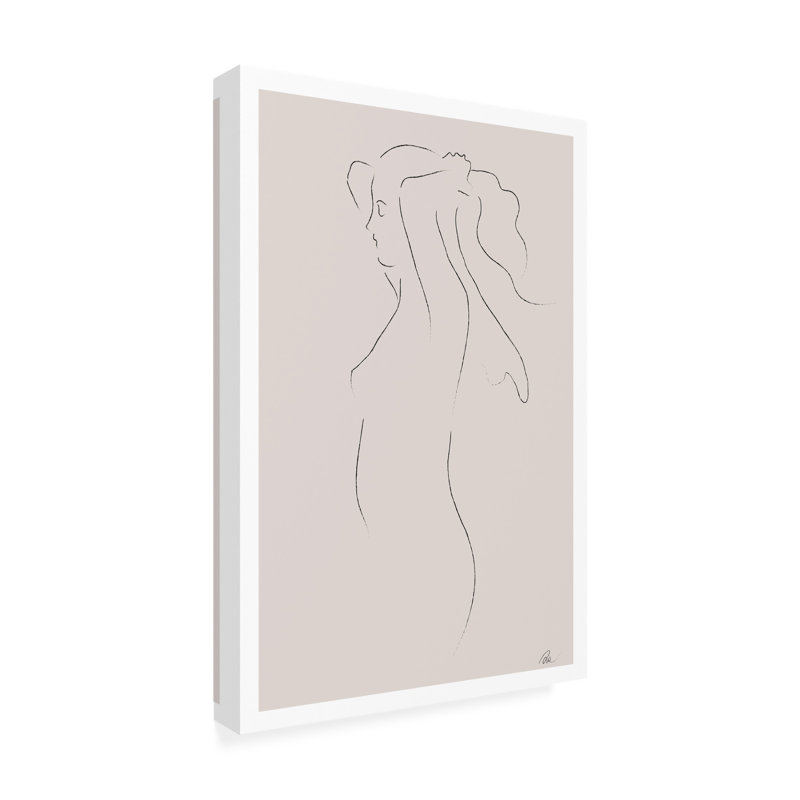 Croquis de femme, H 24 po x l 16 po x P 2 po