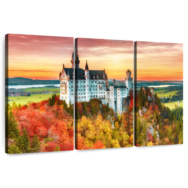 Neuschwanstein, H 28 po x l 45 po