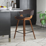 ArAgon Solid Wood Counter Stool