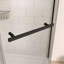 Porte de douche pivotante, avec verre trempé de 1/4 po, cabine de douche néo-angle sans cadre 34,75 po x 72 po-129384737