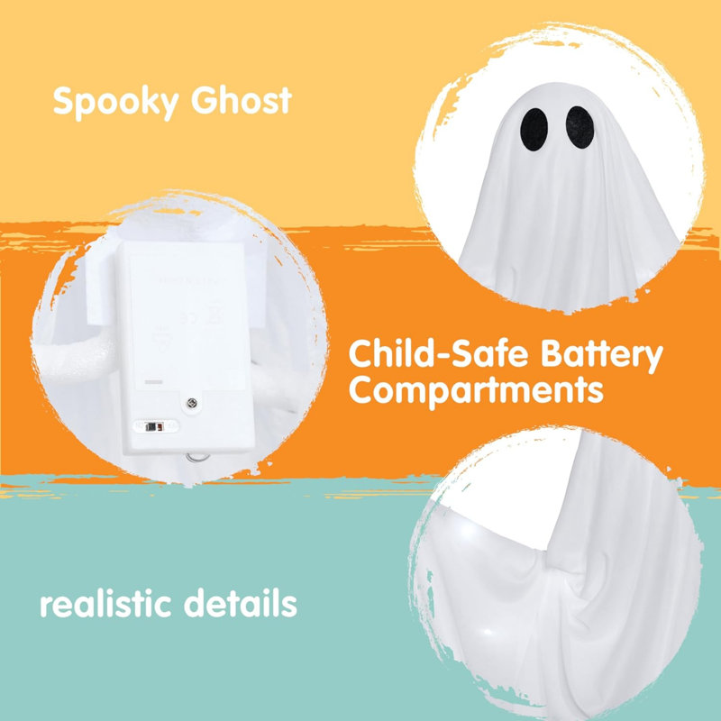 Halloween Ghost Stuffed Holiday Accent