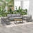 4-Pieces Outdoor Patio Conversation Set