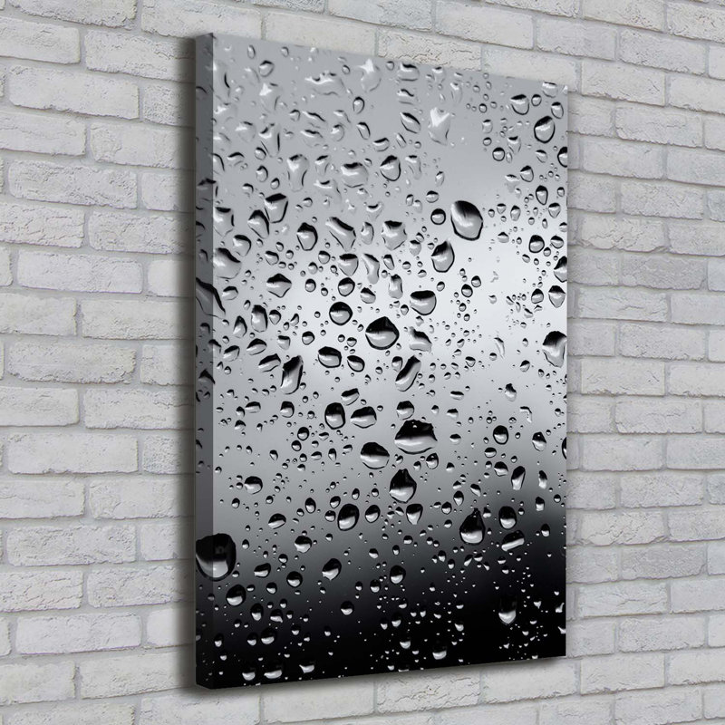 Drops Of Water - Wrapped Canvas Print