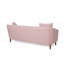 Canapé moderne à 3 places avec coutures profondes, confort rembourré et accoudoirs inclinés pour un style et une détente améliorés