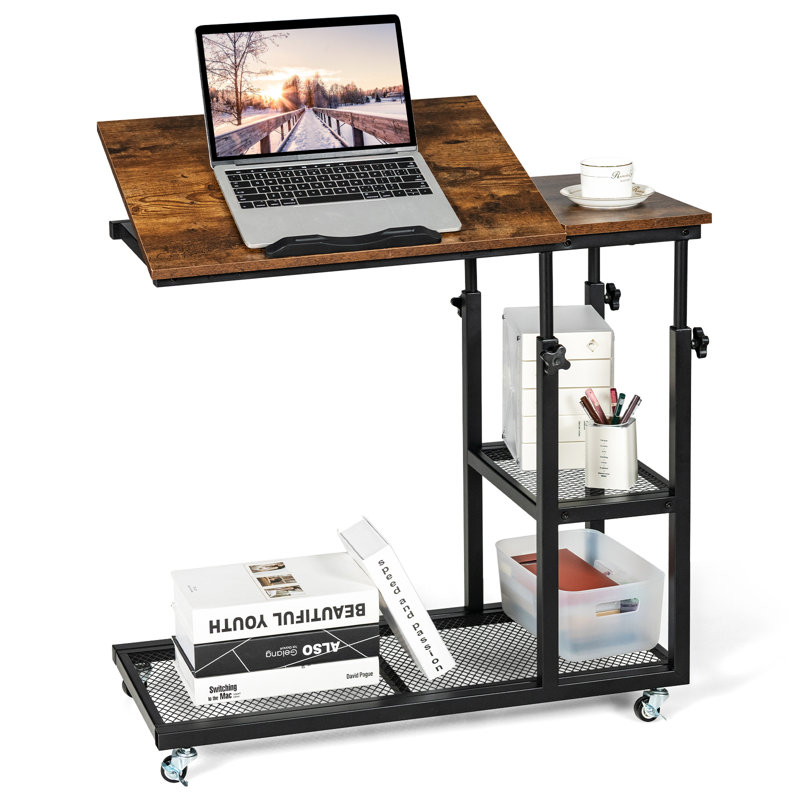 Adjustable Height Steel Writing Desk