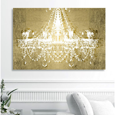 " Dramatic Entrance Gold " Painting Print