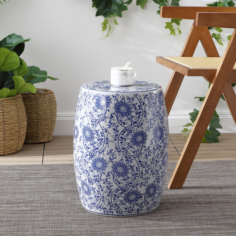Tabouret de jardin 17,5 po Lotus Blossom