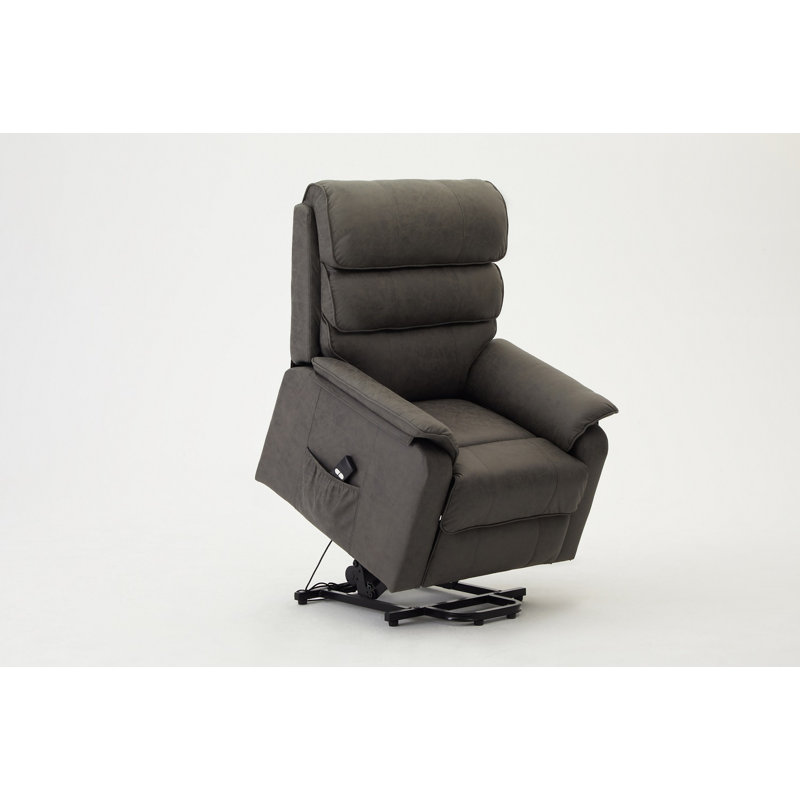 Leonido 82cm Wide Lift Assist Standard Recliner, Dark Grey