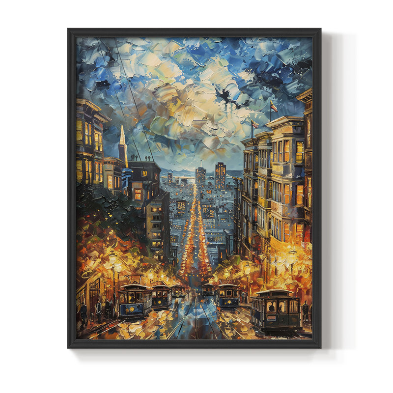 " LANDSCAPES Series CCCLIV ", Black, 21" H x 17" W