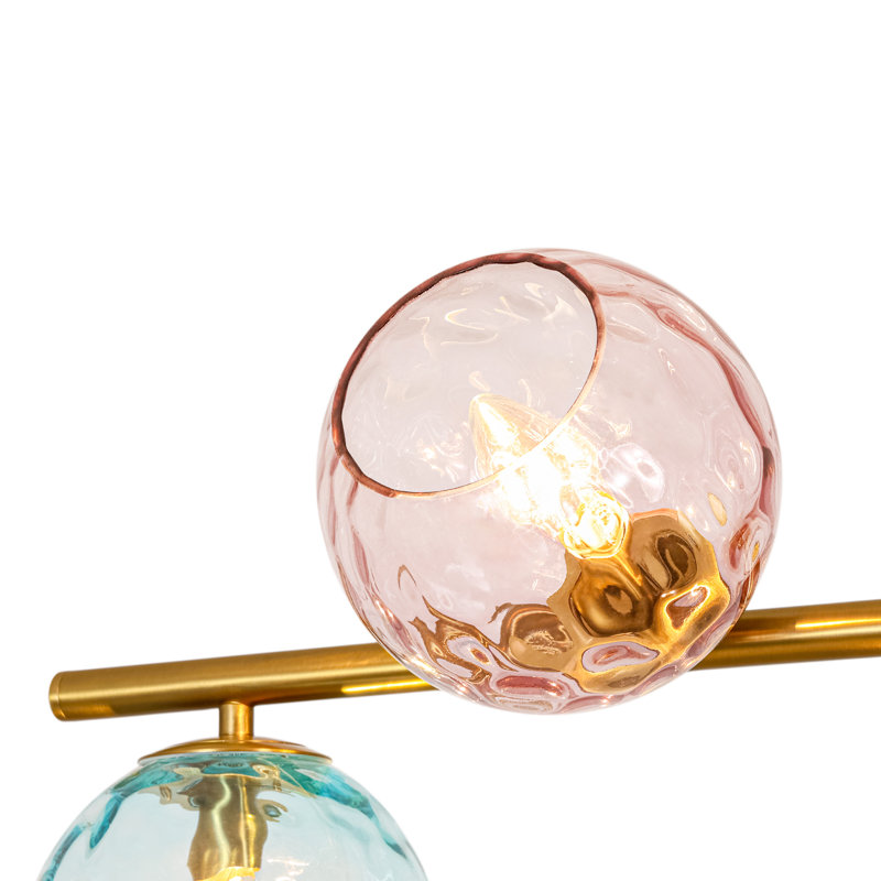 Plafonnier semi-encastré 5 lumières