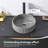 Lagos Grey Concrete Circular Vessel Bathroom Sink