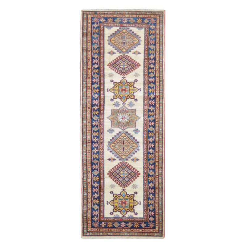 Kazak One-of-a-Kind 2'7" X 7'10" Hand Knotted Area Rug