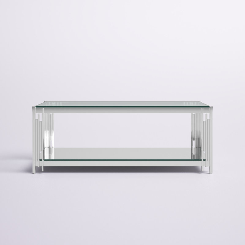 Table basse Tomasso, Argent