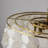 23.6inch Gold Coin-Inspired Shell Height Adjustable Chandelier