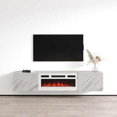 Meuble télé avec foyer électrique 70,9 po Baja