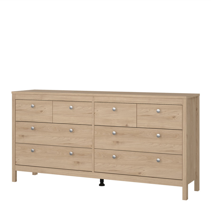 Raland 159.6 cm W Chest of 8 Drawers