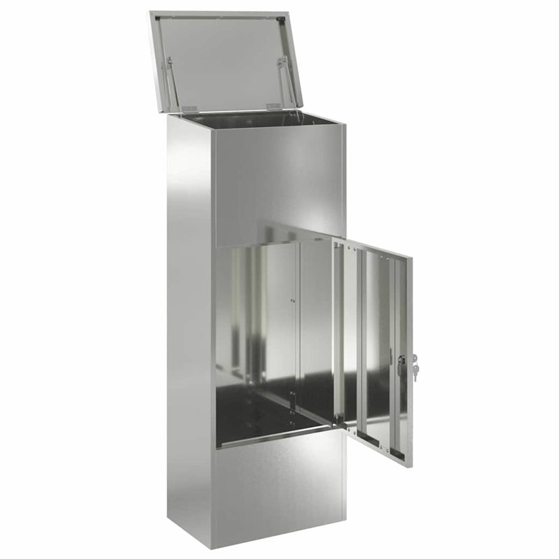 Parcel Drop Box, Light Gray