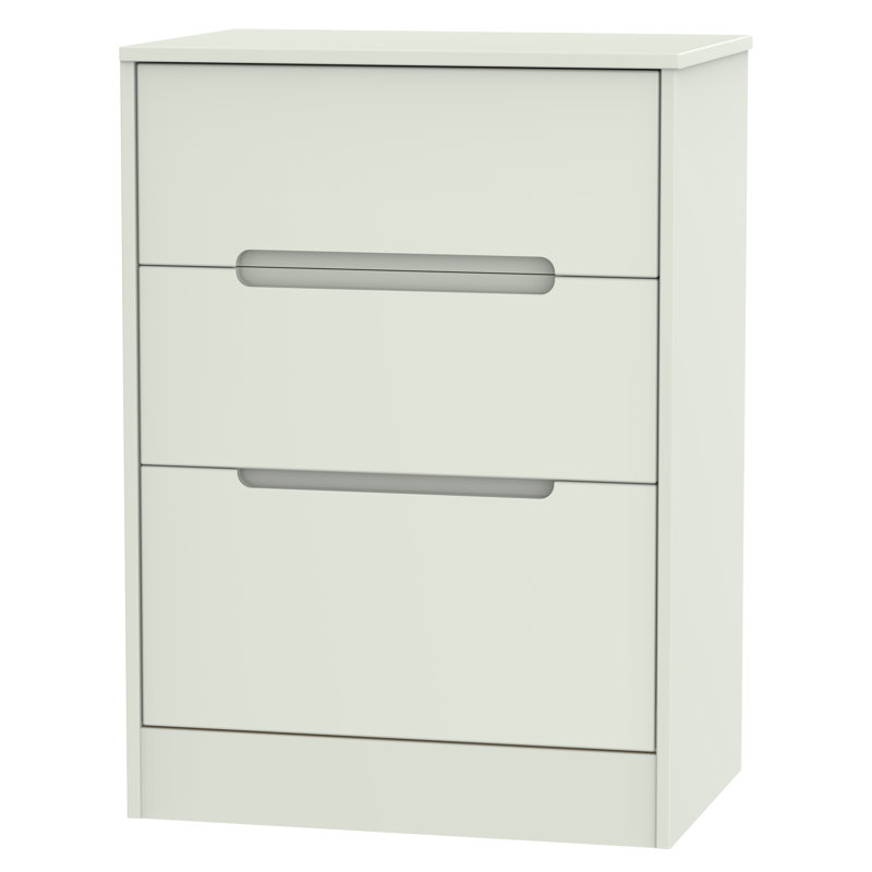 Fully Assembled Vernon 3 Drawer Chest, Kashmir Matt/Kashmir Matt