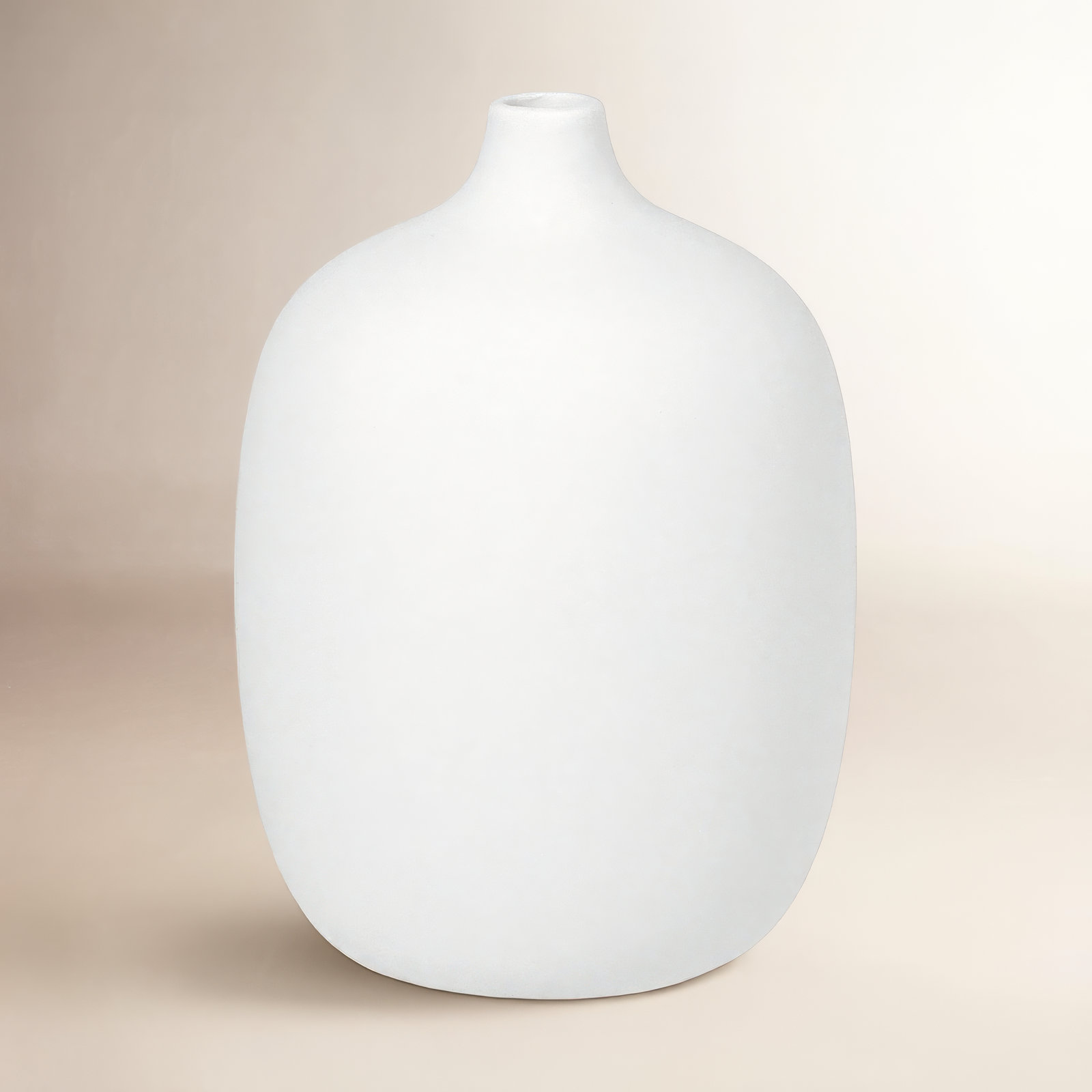 Ceola Ceramic Table Vase, White