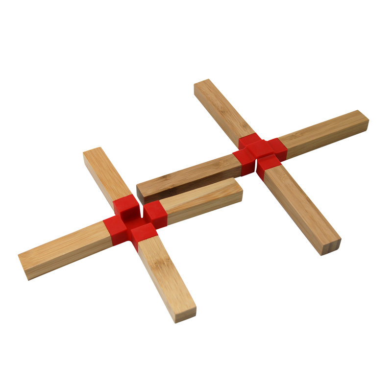 Bamboo 2 Piece Trivet Set
