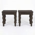 Floressa 2-Piece Solid Wood End Table Set With Storage