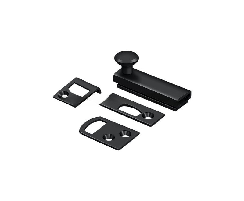 Boulon de surface 2 po Deltana 2SBCS19, vis dissimulée, HD en peinture noire, Paint Black