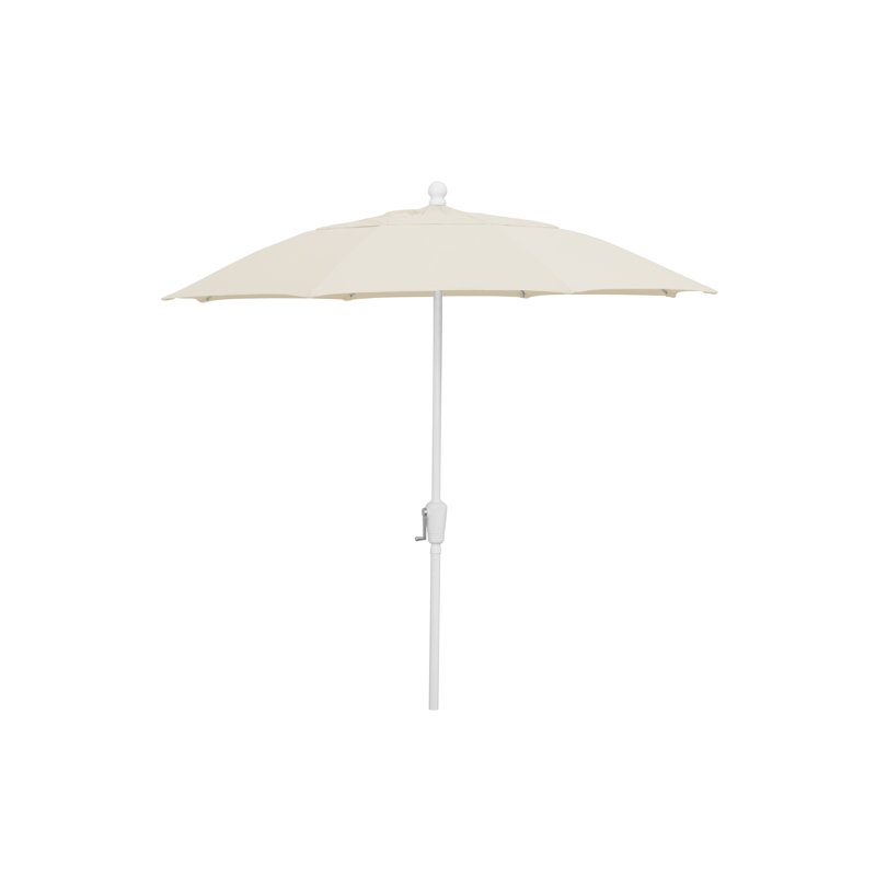 Parasol de marché 8 pi Home Patio, Sunbrella® naturel, Blanc