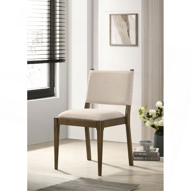 Chaise d'appoint rembourrée (ensemble de 2)