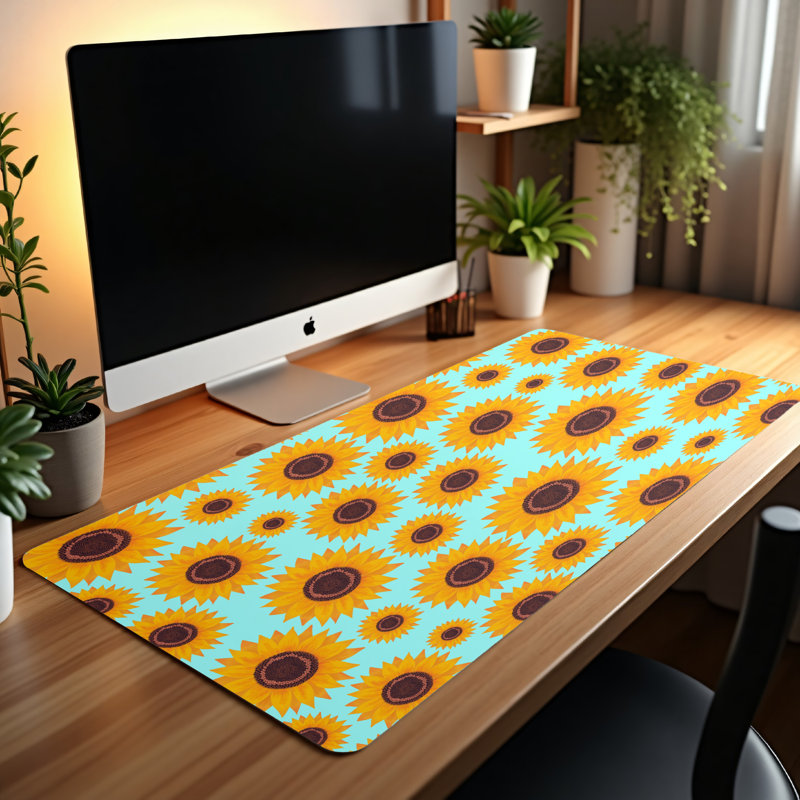 Polyester Desk Pad, 14.4x12.1