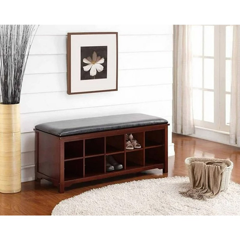 Benton Polyurethane Upholstered Storage Bench