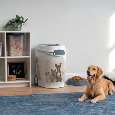 Seal‑fresh 15‑gallon Pet Food Container