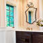 Meuble-lavabo 2 lumières Lesniak en laiton moderne-272756329