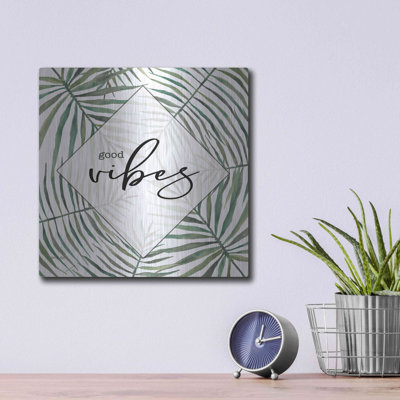 «Good Vibes» par Cindy Jacobs, art mural en métal