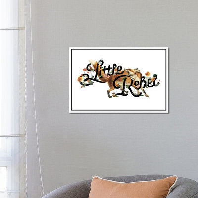 Little Rebel Fox 1 Piece Wall Art on Canvas