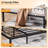 14In Twin/Full/Queen Size Bed Frame, Heavy Duty Metal Platform Bed Frame Full, Under Bed Storage, No Box Spring Needed-1685996294