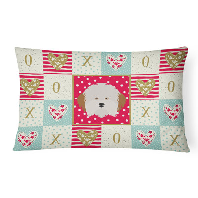  Coussin intérieur / extérieur Havanais Dog Love