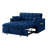 Cubbindall Upholstered Convertible Sofa Bed,Sleeper Sofa,Velvet Sofa,Modern Sofa,Accent Sofa-1306403402