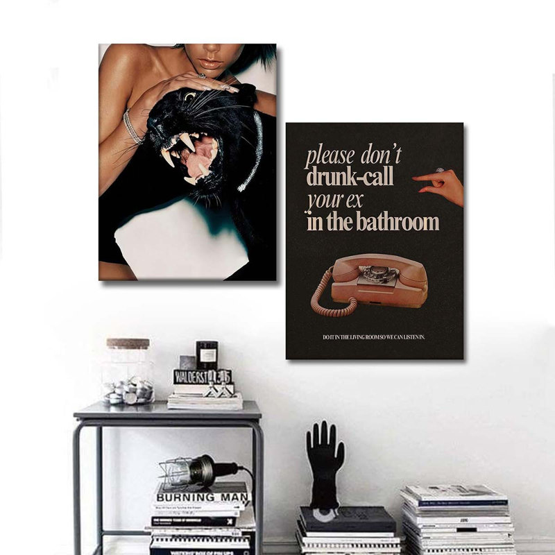 2 Piece Wrapped Canvas Print, 40 cm H x 60 cm W