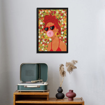 Strawbeery Lady - Wall Art Print - Gallery Poster