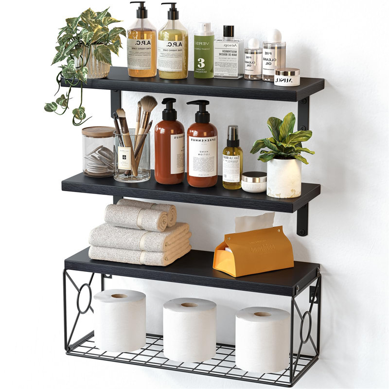 Tiered Shelf, Black