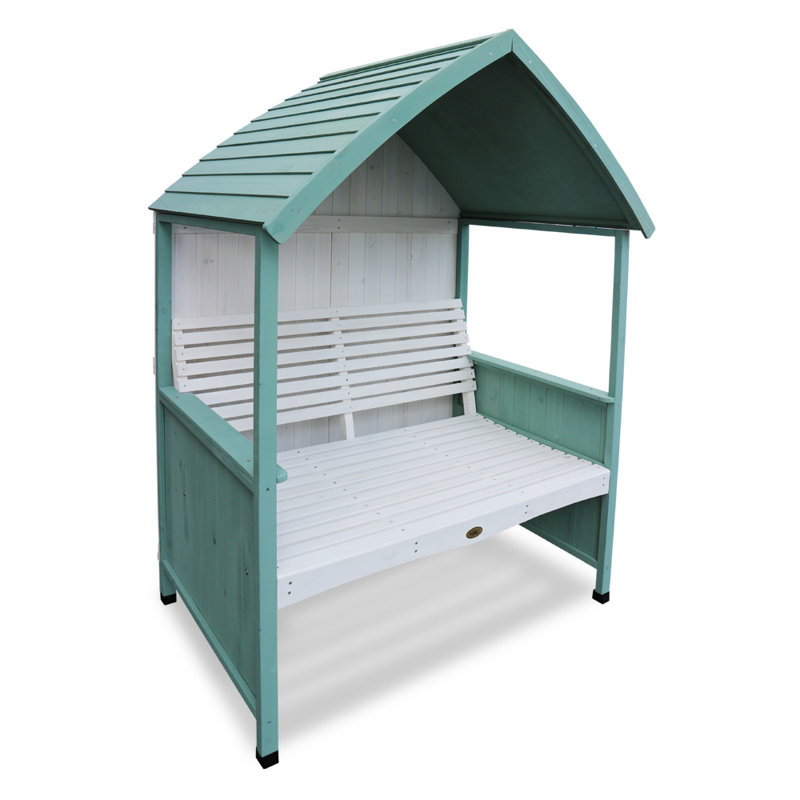 Solid And Manufactured Wood Outdoor Bench