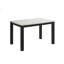 Mobilier de salle à manger avec chaises à dossier haut rembourrées