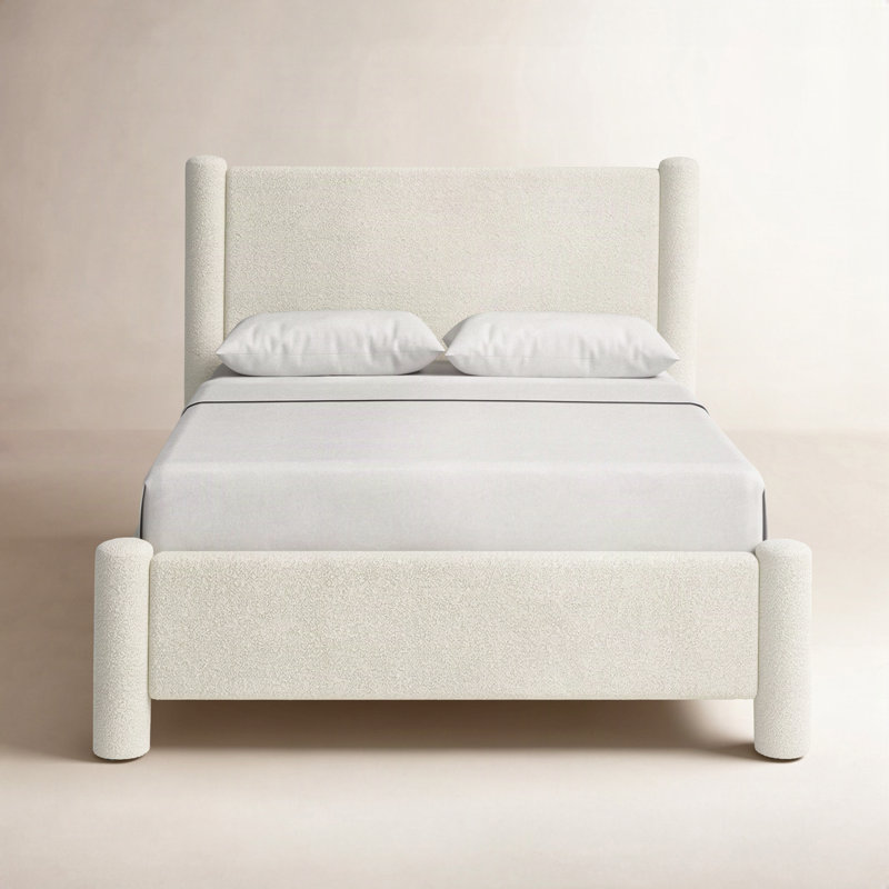 Asel Upholstered Platform Bed, Full/Double