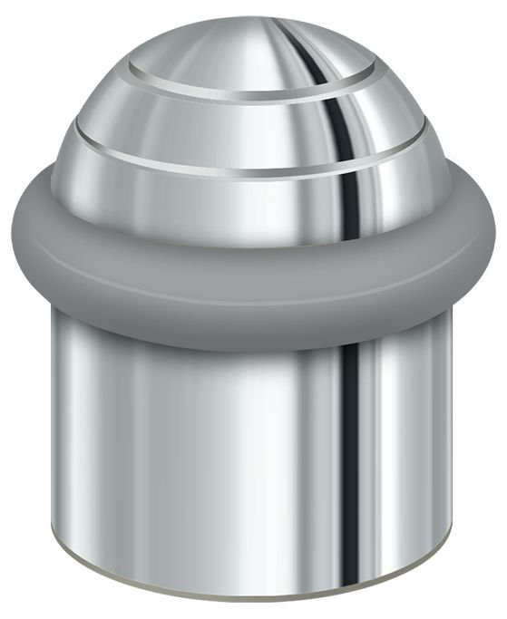 Kick Stop, PVD Polished Brass, 1.625" H x 1.375" W x 1.375" D