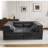 Compression Mahjong Sofa,Convertible Floor Sofa Bed,DIY Boneless Modular Sectional Sofa,No Assembly Required,Circle Fleece Fabric,Oversized 4 Seater With 4 Pillows,Dark-Grey-86091867