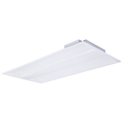 30/40/50 Watt 35K/4K/5K CCT Selectable 2X4 LED Single Basket Troffer 120-277 Volt White Finish