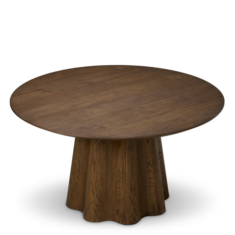 Dining Table, Dark Brown Oak