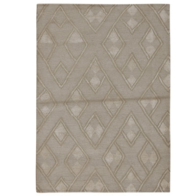 Tapis rectangulaire noué à la main
